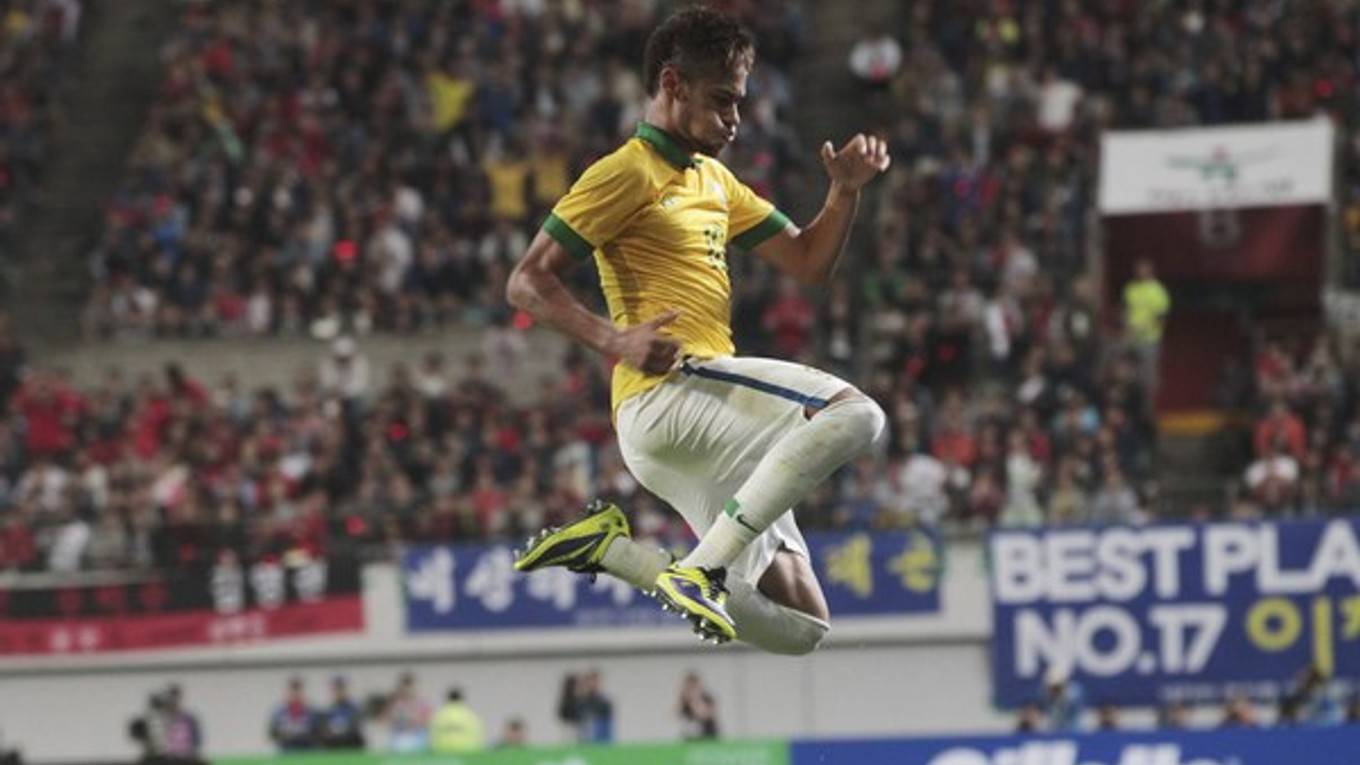 Neymar je najväčším tromfom domácich Brazílčanov.