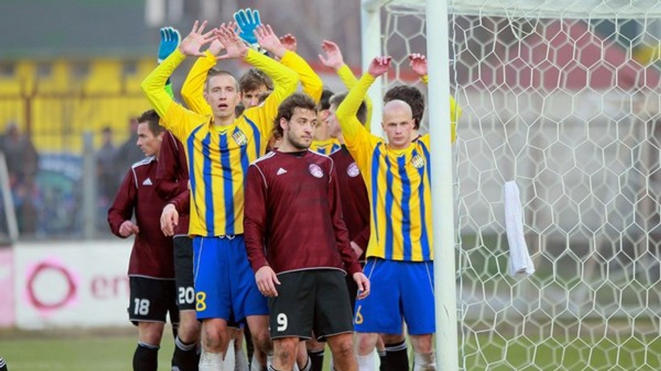 Futbalisti Dunajskej Stredy.