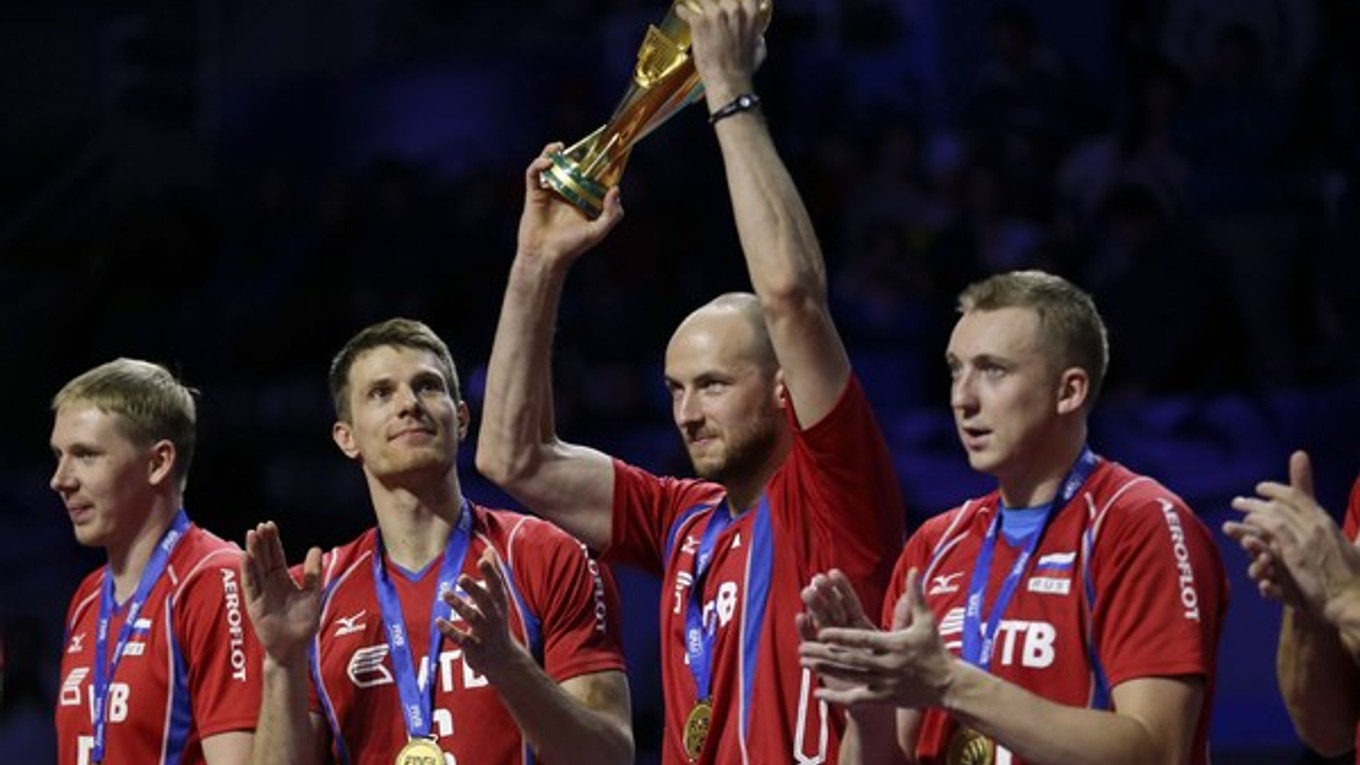 Volejbalisti Ruska po víťazstve v 24. ročníku prestížnej Svetovej ligy.