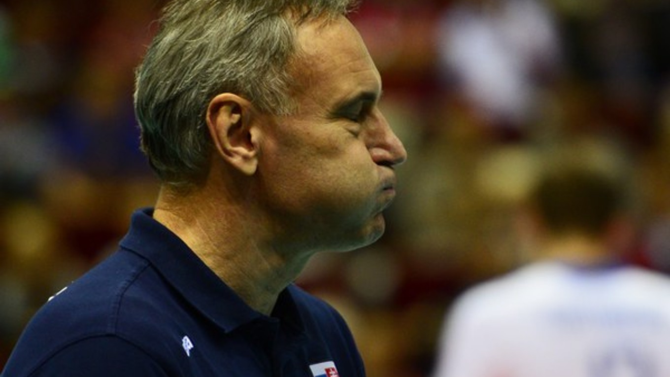 Tréner SR Štefan Chrtiansky.