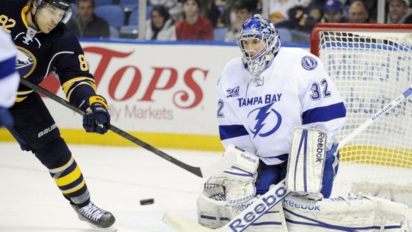 Mathieu Garon ešte v bránke Tampy Bay v NHL.