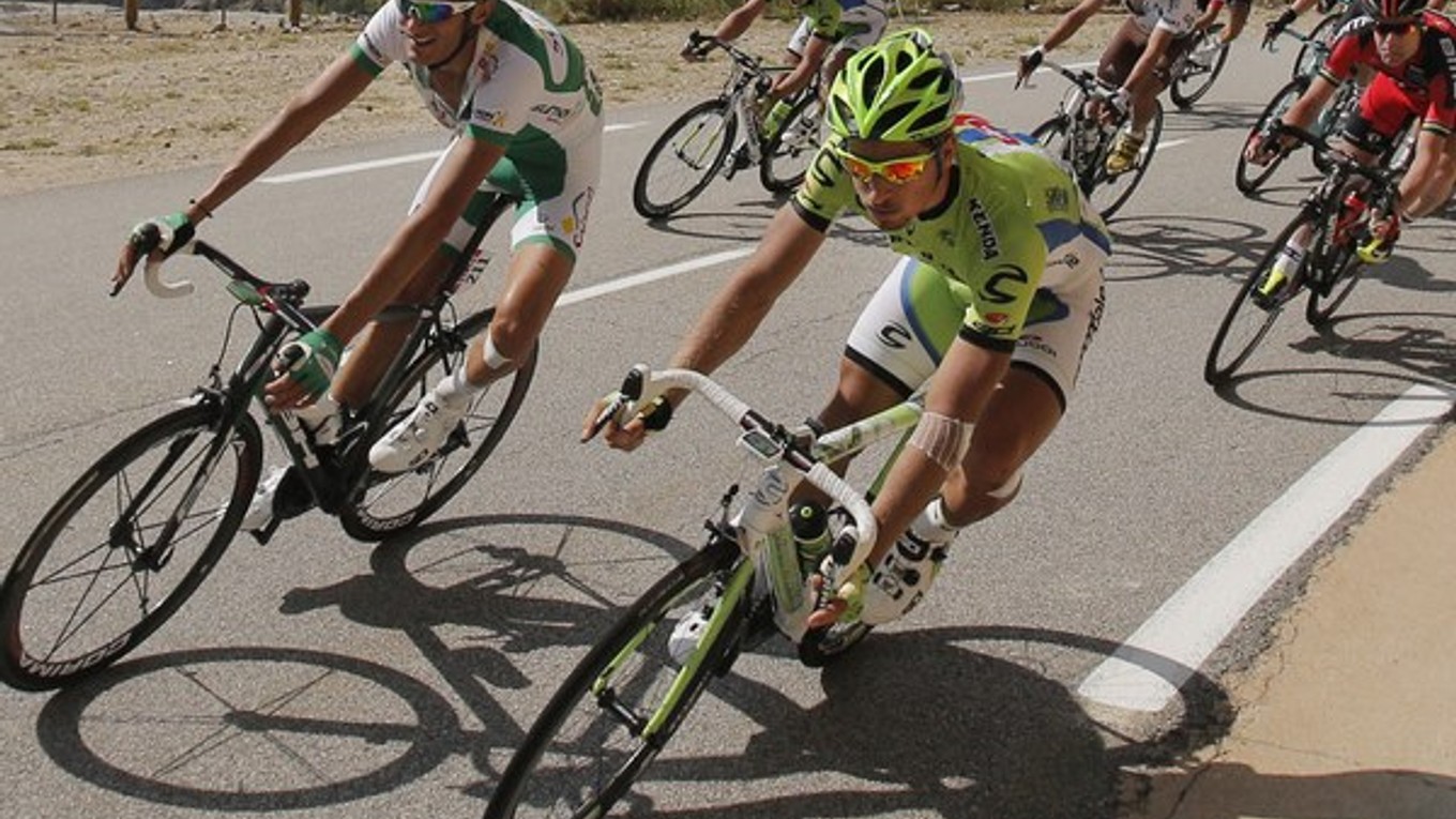 Peter Sagan počas zjazdu z Col de Vizzavona v nedeľňajšej etape.