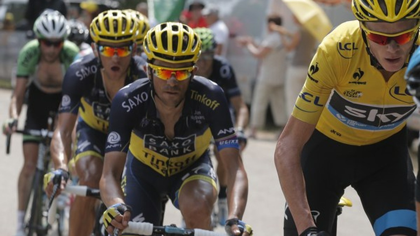 Contador, Kreuziger a Froome.