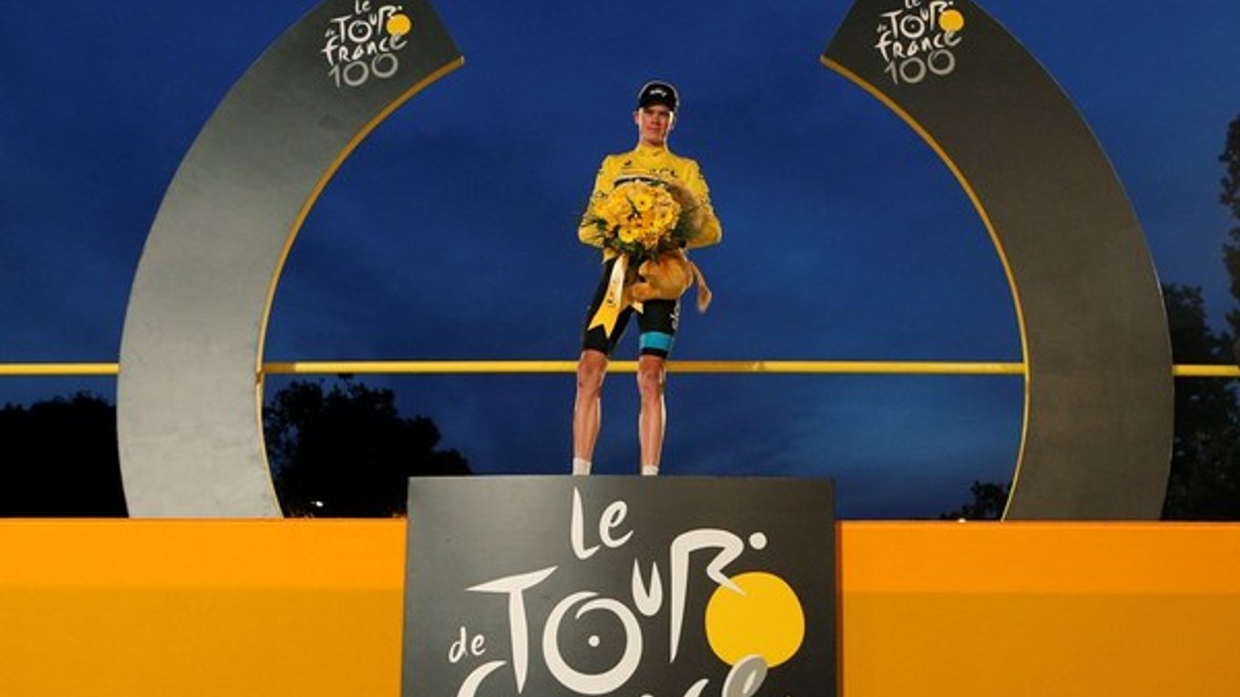 Víťaz Tour 2013 Christopher Froome.