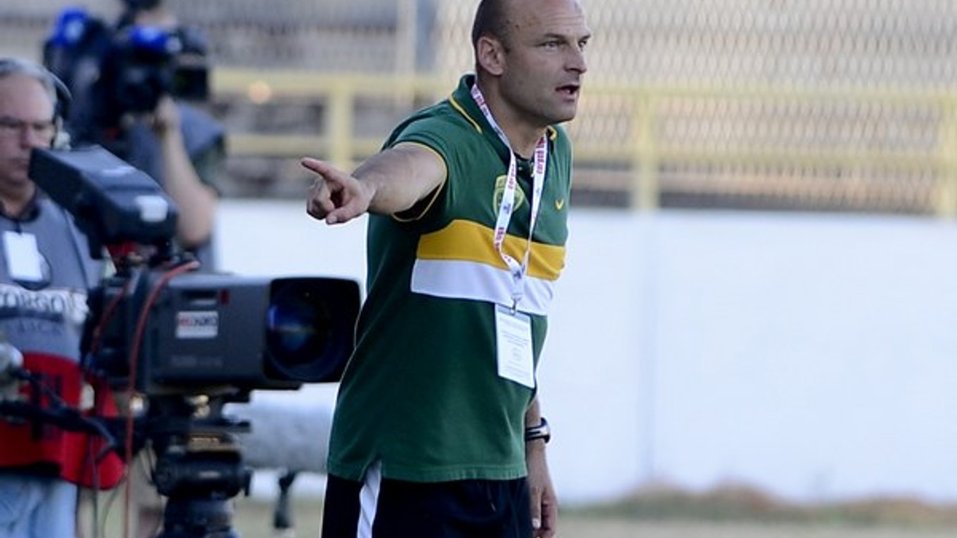 Tréner Žiliny Adrián Guľa.