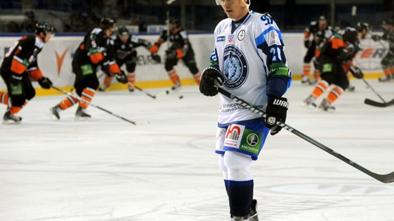 Ladislav Nagy, ešte ako hráč Dinama Minsk.