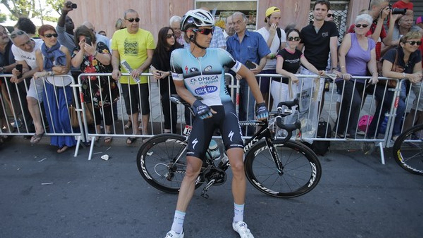 Peter Velits z tímu Omega Pharma-Quick Step čaká štart 2. etapy jubilejného 100. ročníka prestížnych cyklistických pretekov Tour de France.