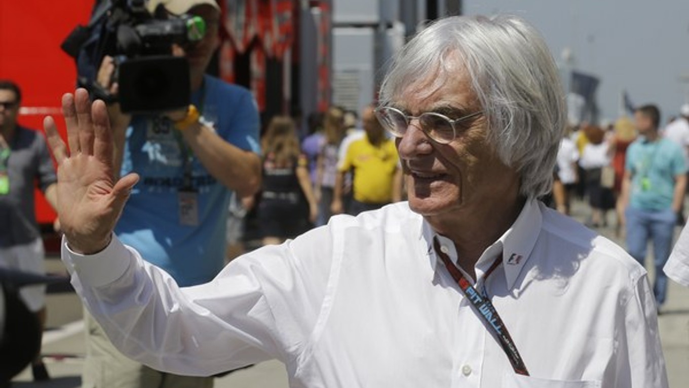 Bernie Ecclestone.