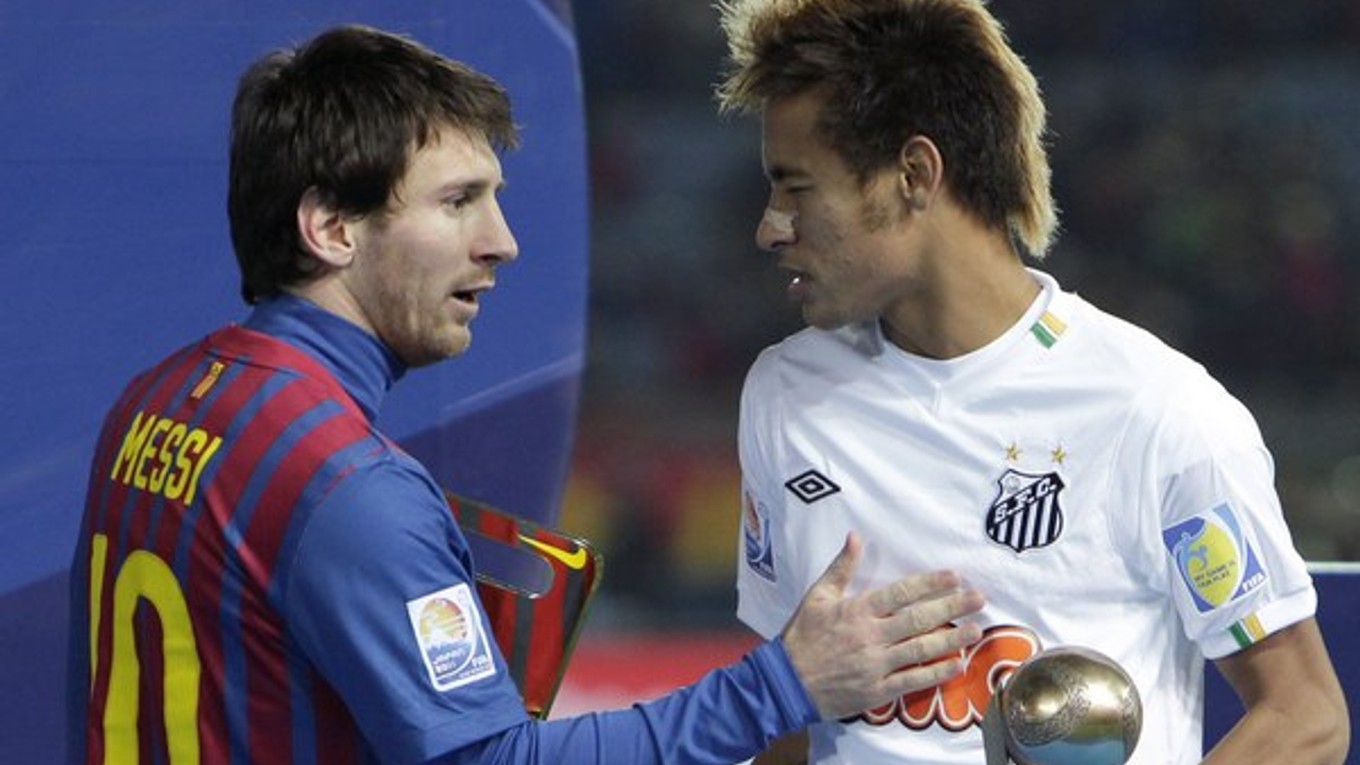 Dva poklady Barcelony - Lionel Messi (vľavo) a Neymar.
