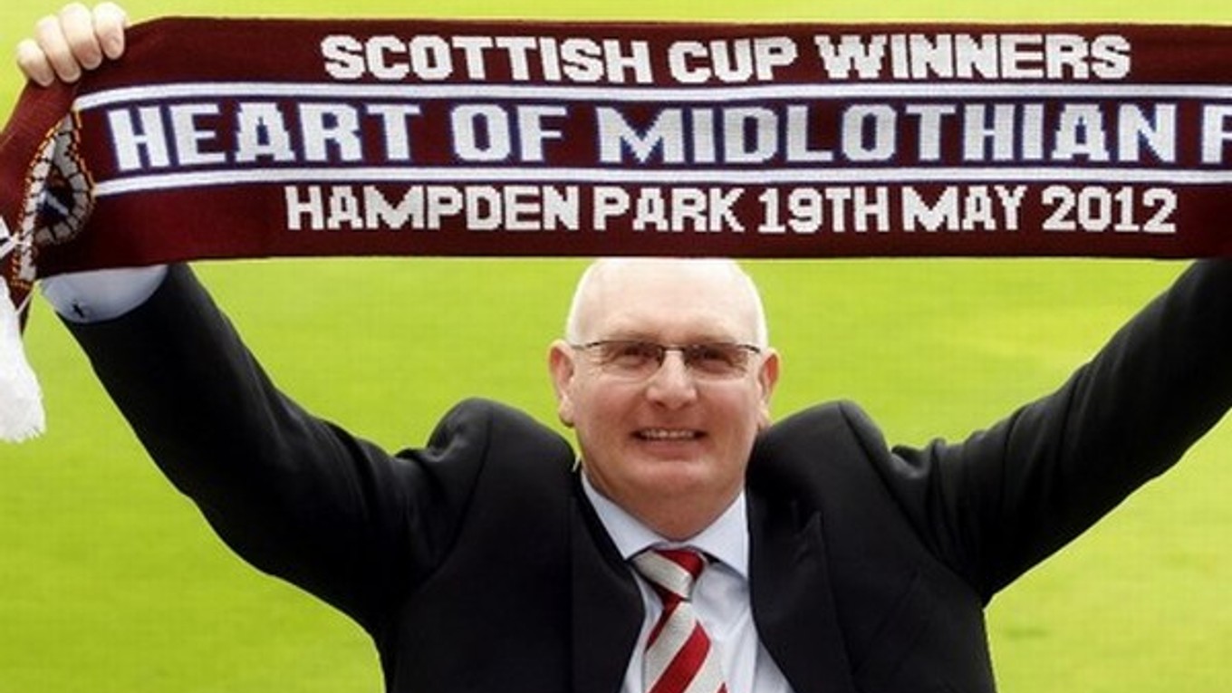 Tréner John McGlynn získal pred rokom s tímom Škótsky pohár.