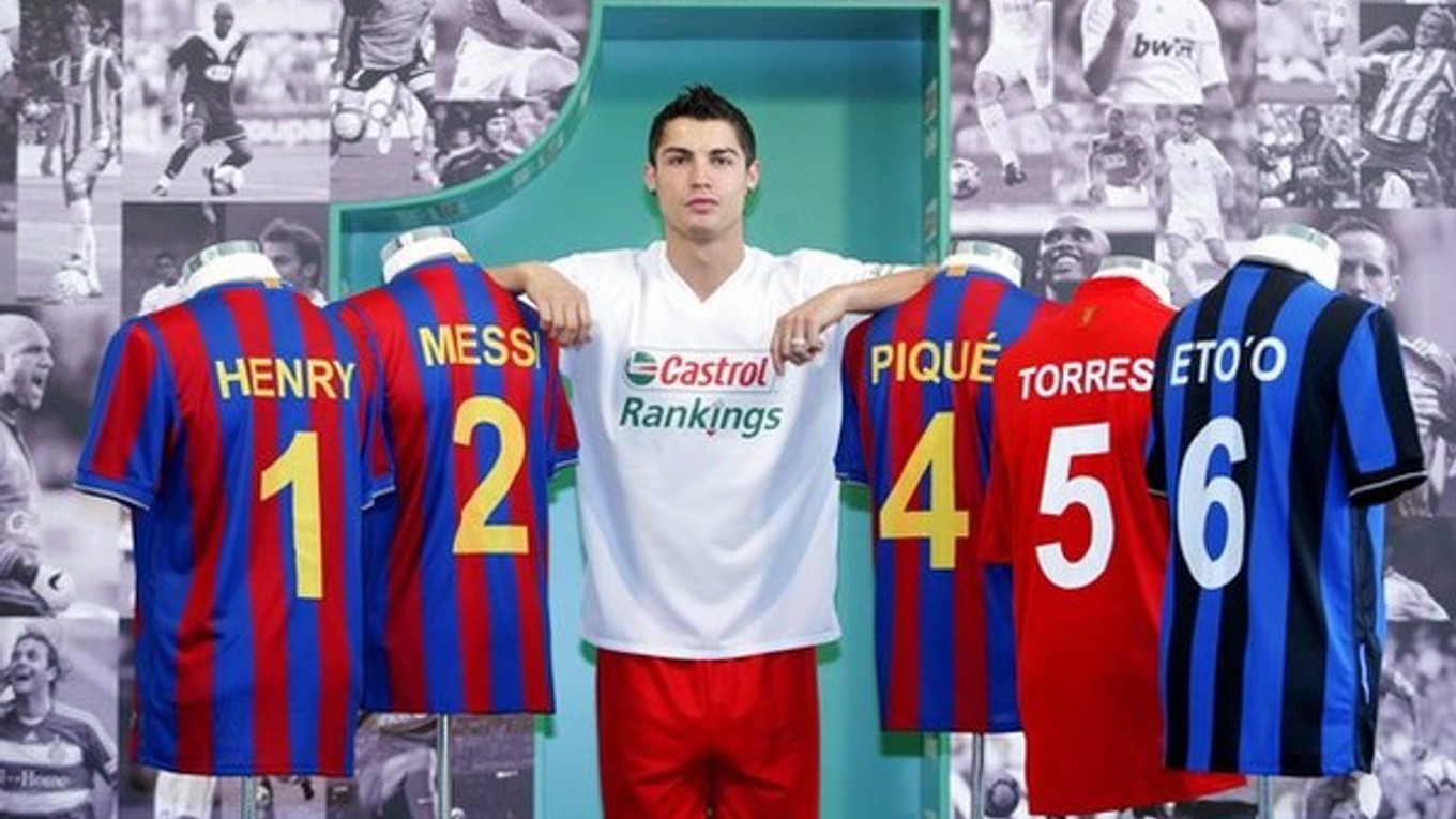 Cristiano Ronaldo. Ilustračná snímka.