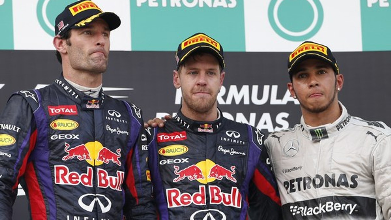 Vettel s Webberom radosť z double skrývali.