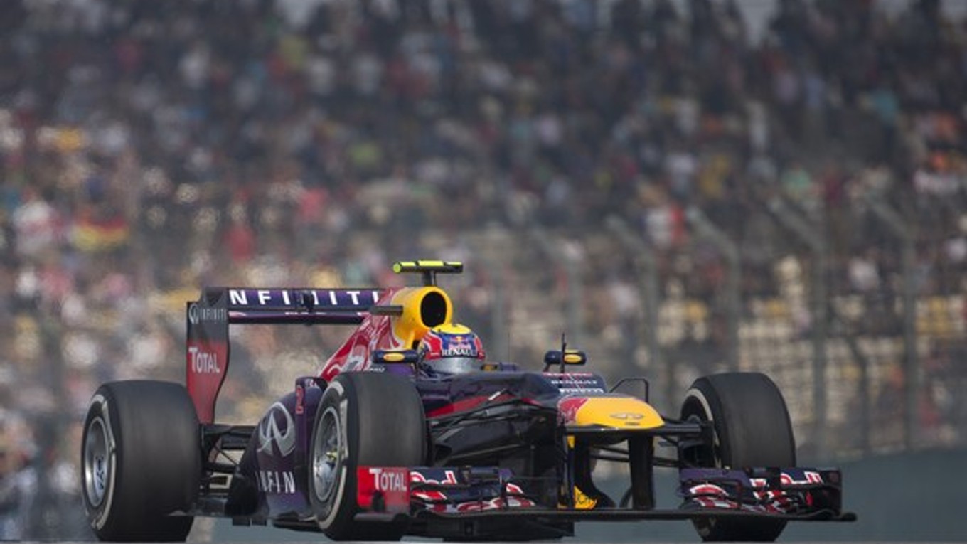 Mark Webber v monoposte Red Bullu.