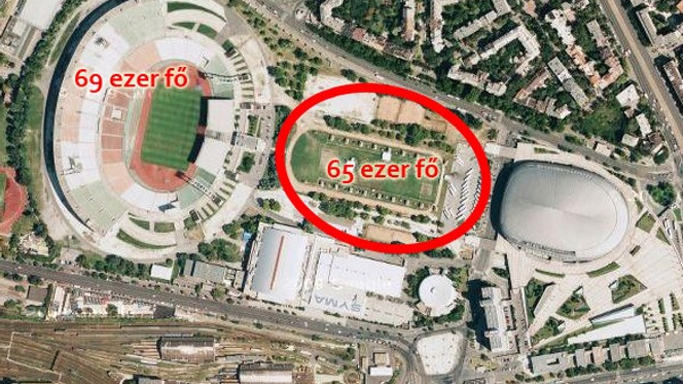 Nový štadión má byť vybudovaný hneď vedľa súčasného Puskásovho štadióna.