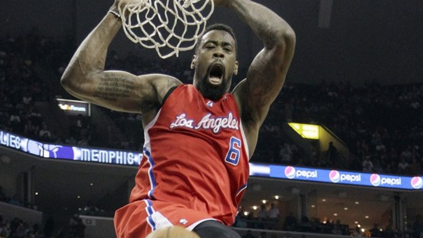 Hráč Los Angeles Clippers DeAndre Jordan.