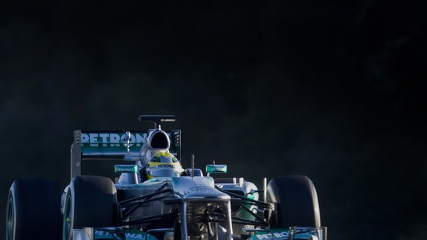 Nico Rosberg počas testu.