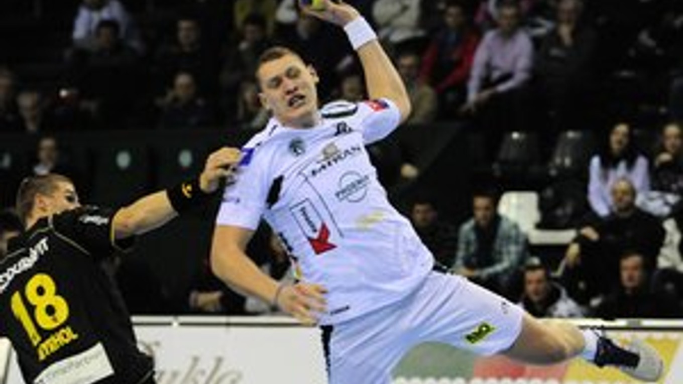 Dajnis Kristopans bol v provom polčase najväčším nebezpečím pre obranu Rhein-Neckar Löwen.