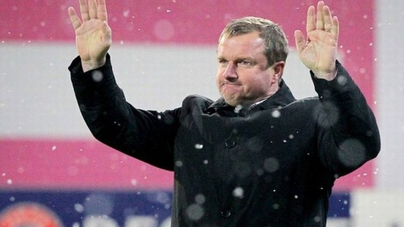 Tréner Plzne Pavel Vrba.