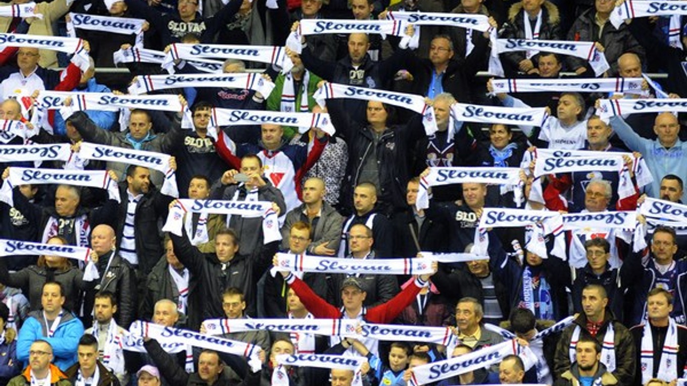 Fanúšikovia podporovali Slovan Bratislava celú sezónu.