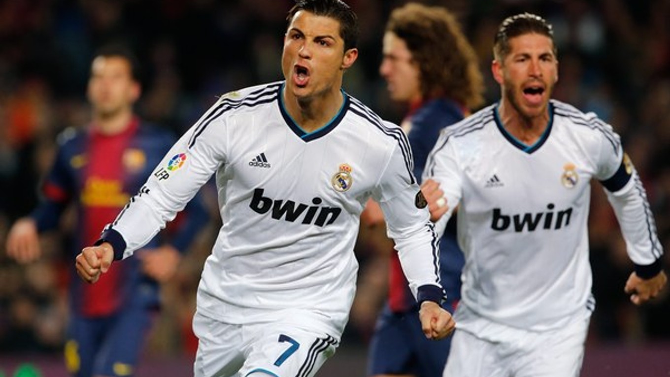 Cristiano Ronaldo a Sergio Ramos.