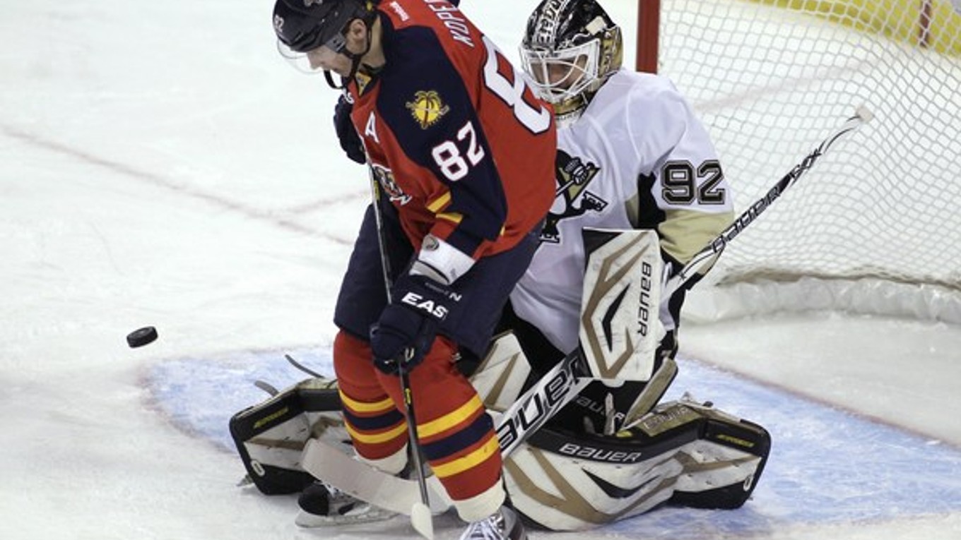 Tomáš Kopecký v pamätnom zápase s Pittsburghom.