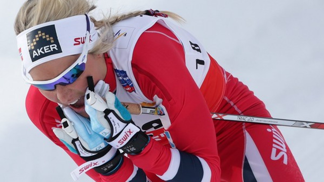 Nórska bežkyňa na lyžiach Therese Johaugová.