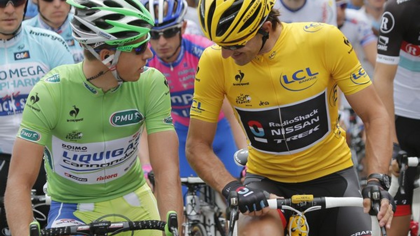 Dvaja hlavní favoriti a rivali: Peter Sagan a Fabian Cancellara.
