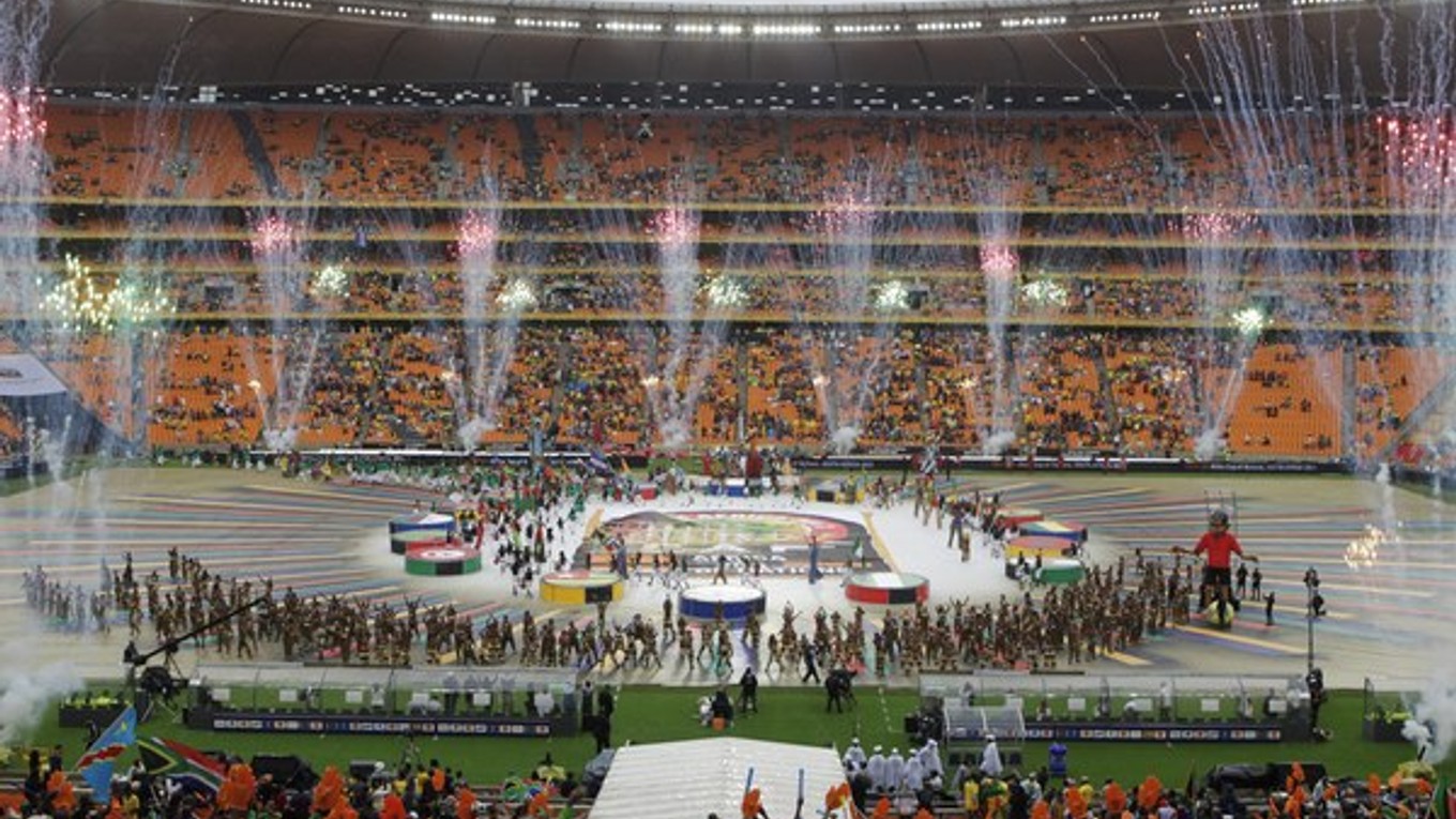 Otvárací ceremoniál Afrického pohára národov.