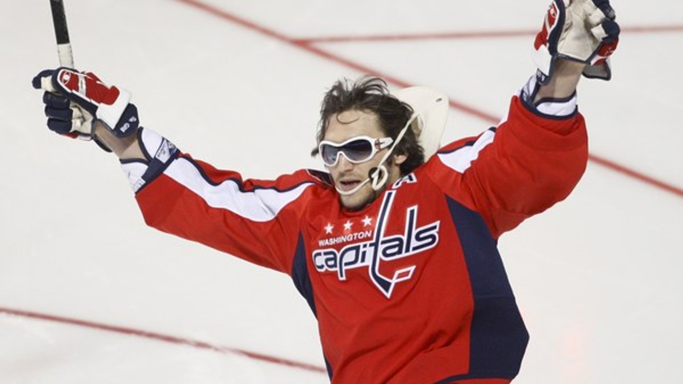 Šou Alexandra Ovečkina v zápase hviezd NHL.