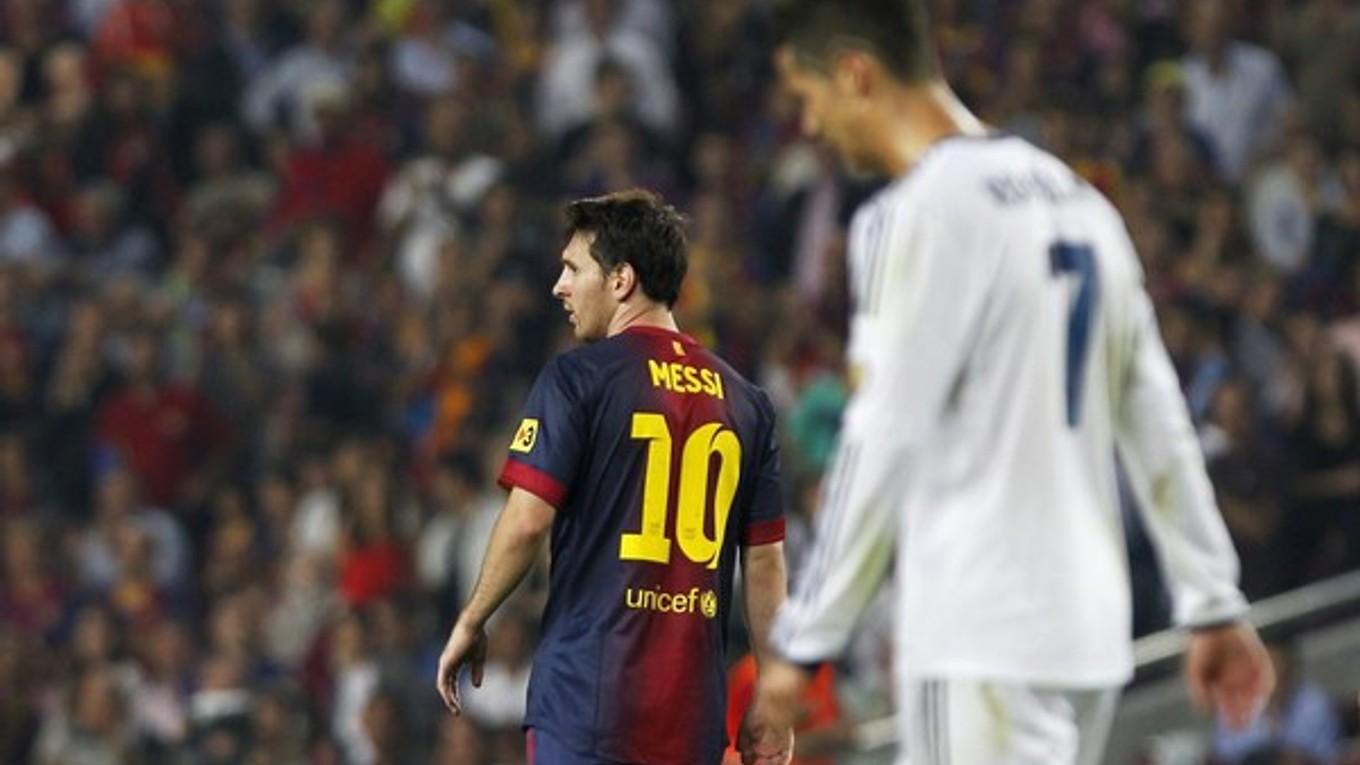 Lionel Messi s Cristianom Ronaldom.