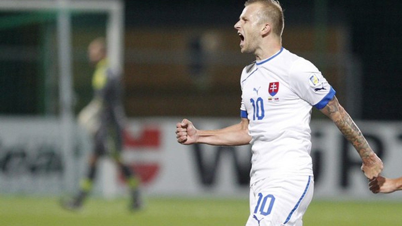 Sapara v reprezentačnom drese.