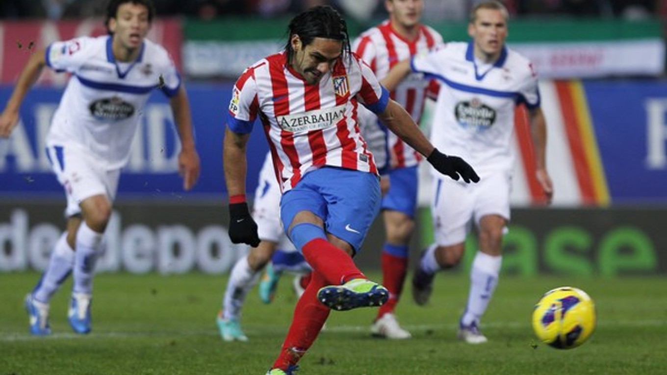 Radamel Falcao strelil v španielskej lige šestnásť gólov v štrnástich zápasoch.