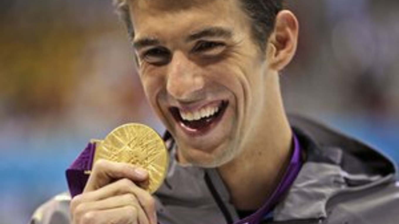 Viacnásobne zlatý Michael Phelps.