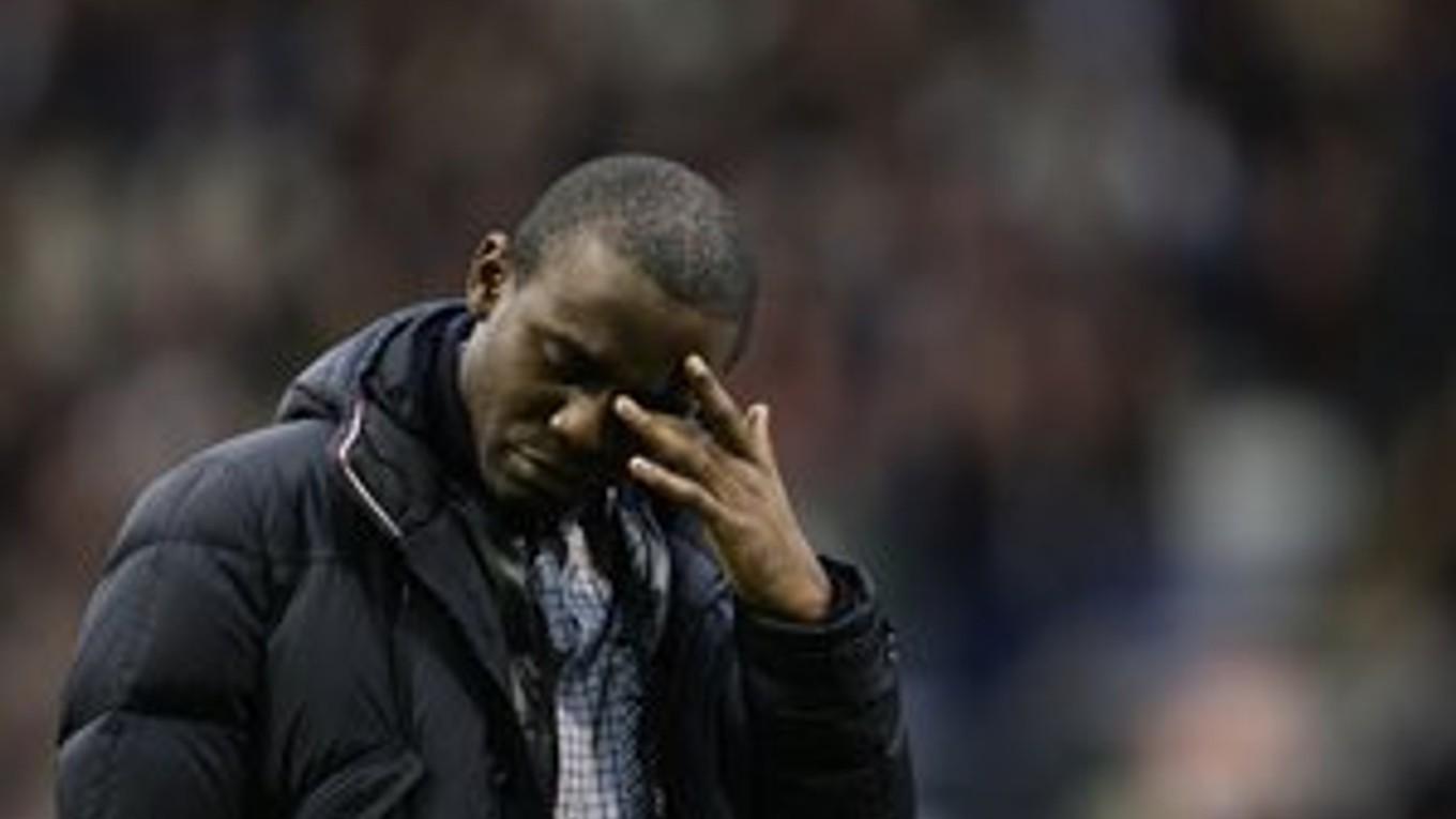 Fabrice Muamba po zostupe svojho tímu z Premier League.
