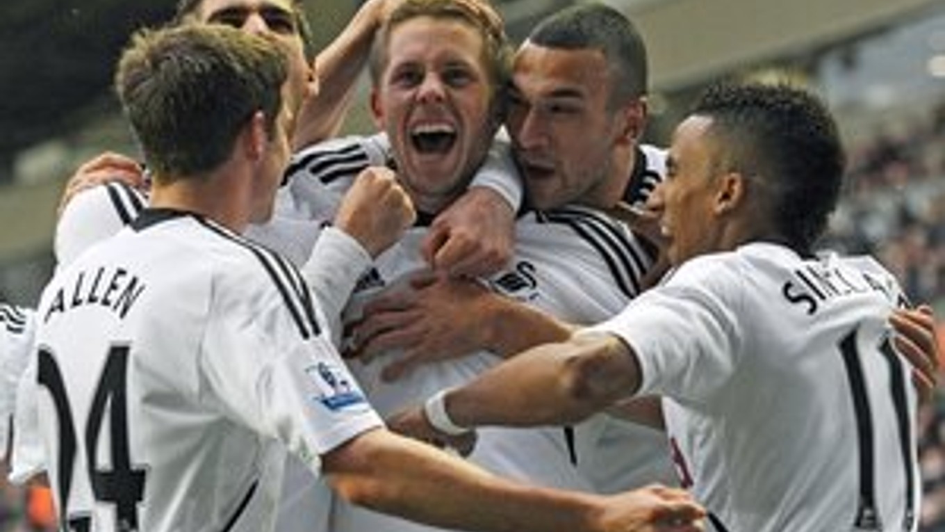 Futbalisti Swansea.