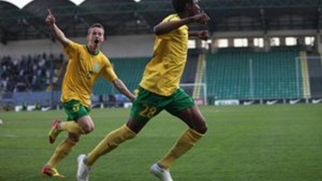 Žilinčan Bello strelil Slovanu dva góly.