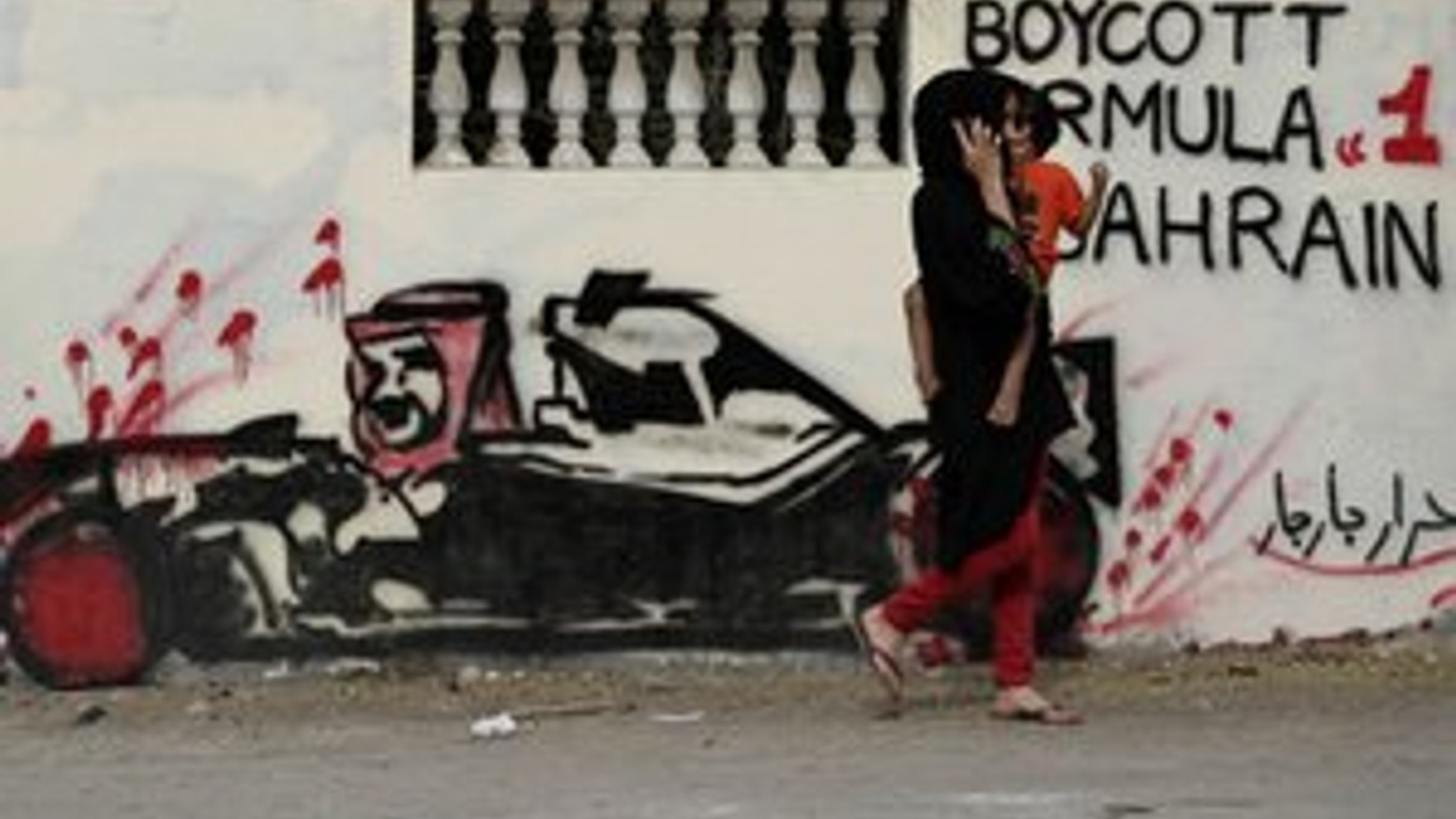 Demonštranti vyzývajú na bojkot Veľkej ceny.