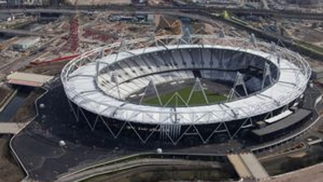 Olympijský štadión v Londýne.