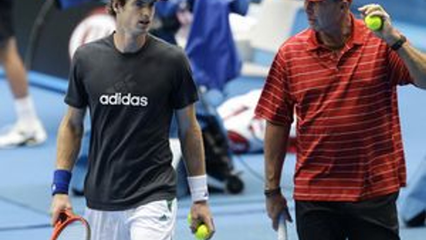 Andy Murray a Ivan Lendl.