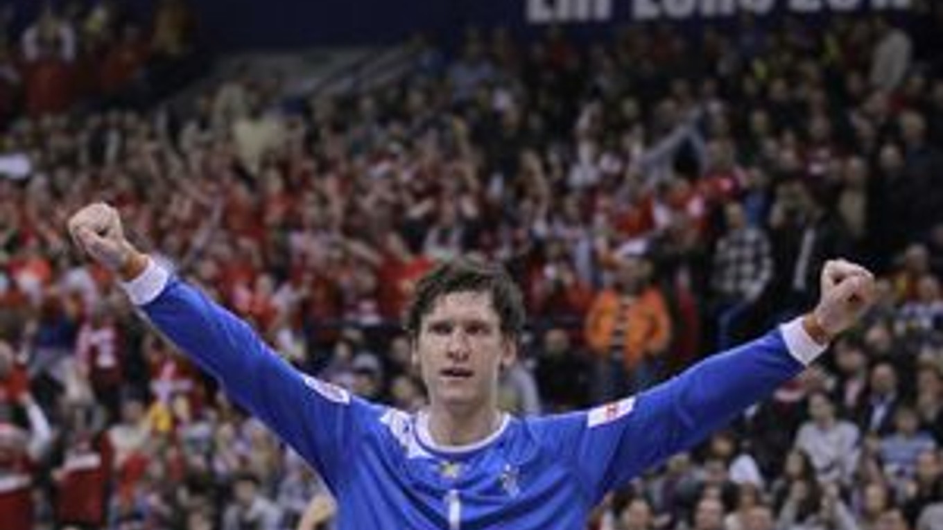 Dánsky brankár Niklas Landin Jacobsen.