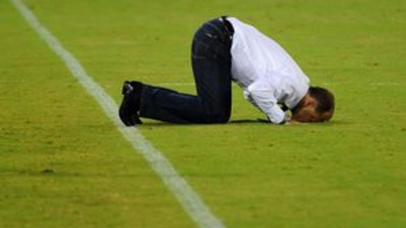 Vladimír Weiss po postupe do skupinovej fázy Európskej ligy.