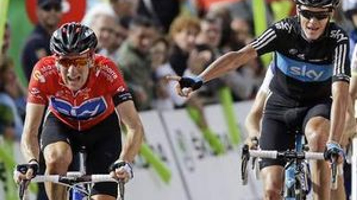 Christopher Froome (vpravo)