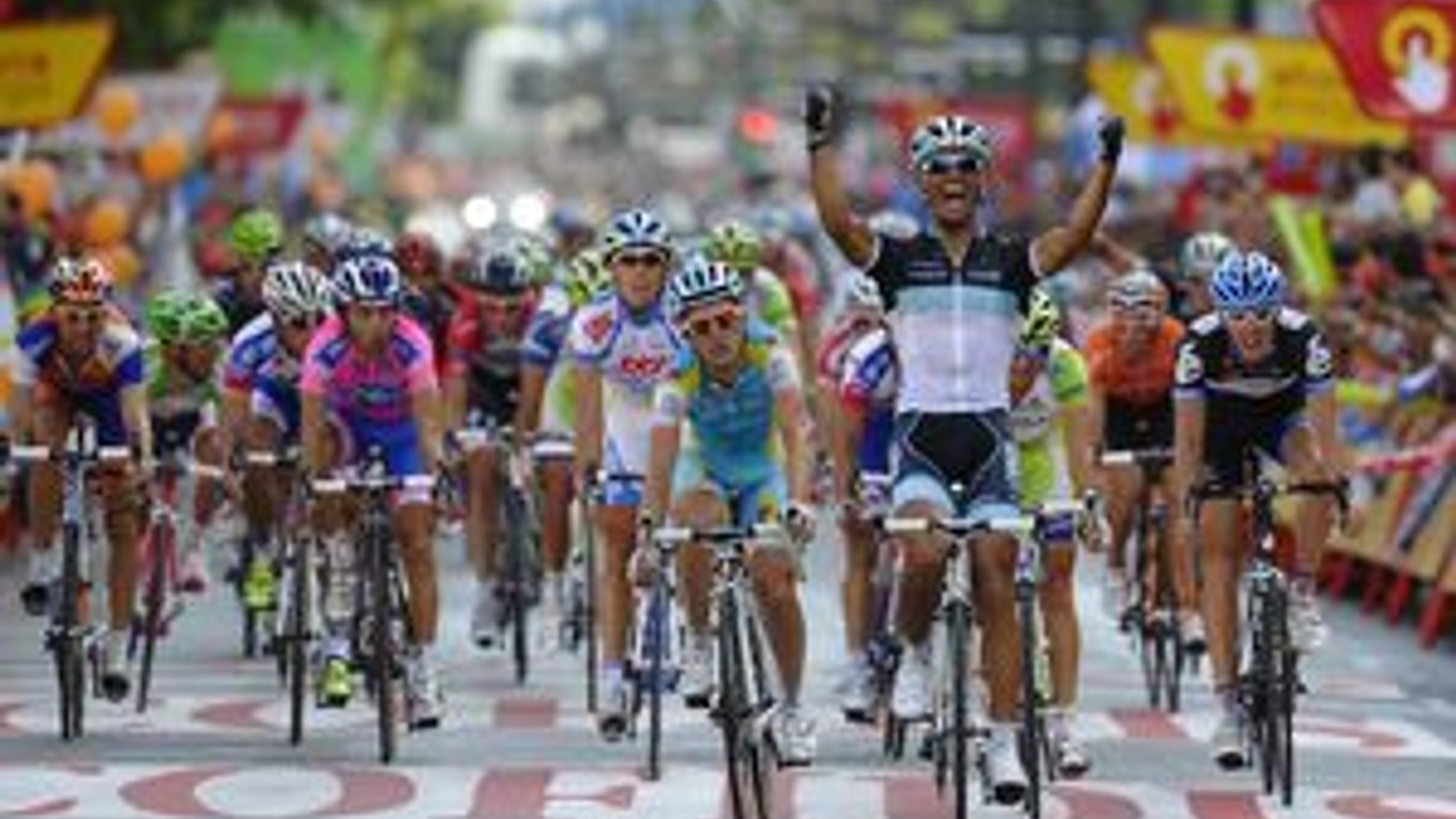 Cieľ predposlednej 20. etapy Vuelty.