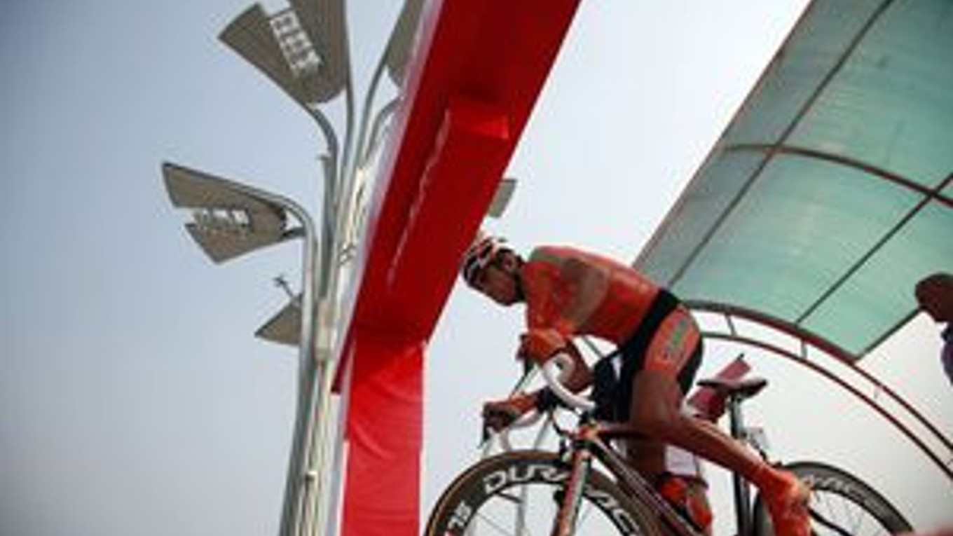 Mikel Landa Meana na pretekoch Okolo Pekingu.