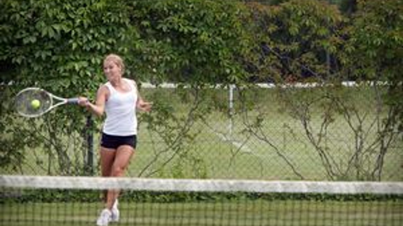 Dominika Cibulková sa pripravovala na Wimbledon aj na kurtoch v Kopčanoch pri Holíči.