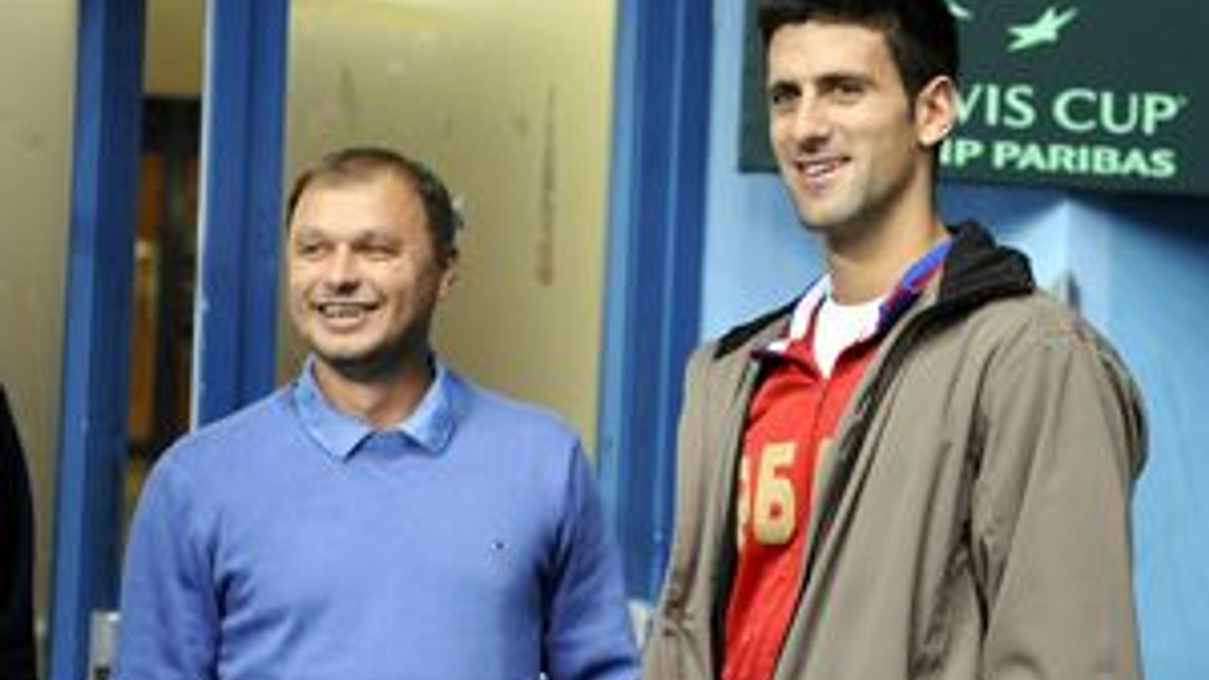 Marián Vajda (vľavo) doviedol po päťročnej spolupráci Novaka Djokoviča na vrchol.