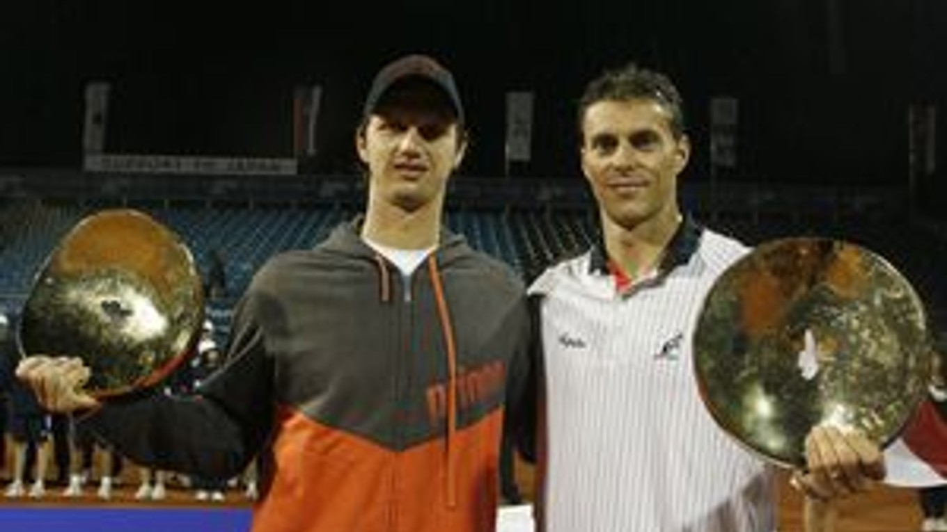 Filip Polášek (vľavo) s Františkom Čermákom.