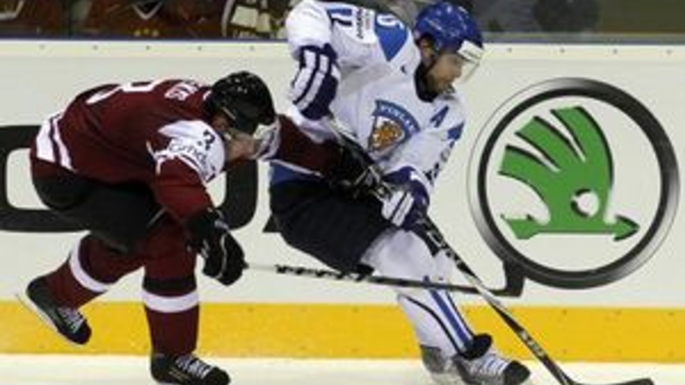 Fínski hokejisti vyhrali nad Lotyšskom len tesne.