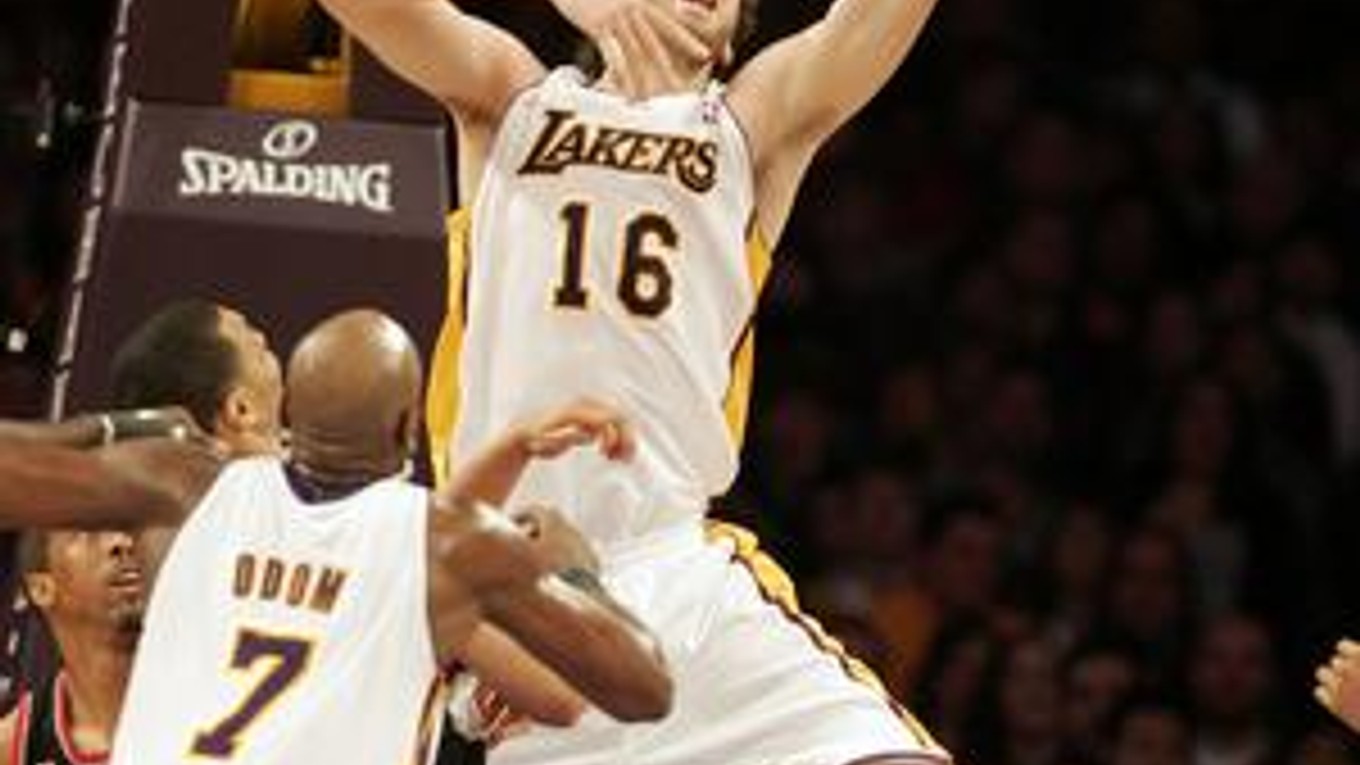 Pau Gasol z LA Lakers.