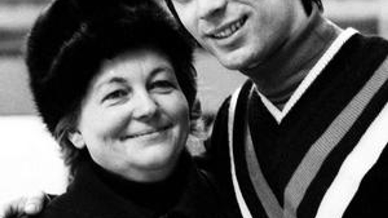 Hilda Múdra a Ondrej Nepela na MS v krasokorčuľovaní 1. marca 1973.